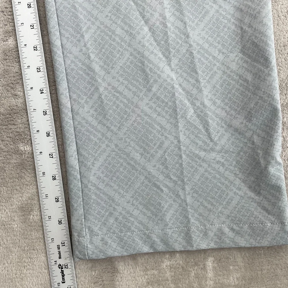 Adidas Performance Golf Pants Men 38x32 Grey Geometric AOP Stretch Straight NWOT